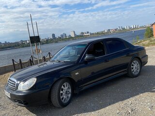 2006 Hyundai Sonata ТагАЗ IV (EF) Рестайлинг, чёрный, 440000 рублей, вид 1