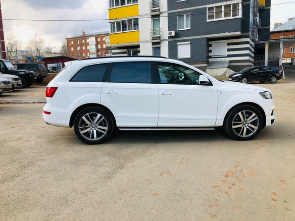2010 Audi Q7 8-speed I (4L) Рестайлинг, белый - вид 2