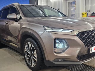 2019 Hyundai Santa Fe IV, бежевый, 3300000 рублей, вид 1