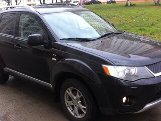 2007 Mitsubishi Outlander II, чёрный, 1150000 рублей, вид 3