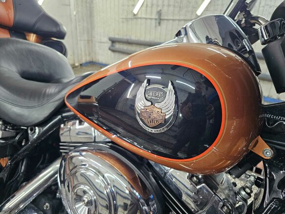 2008 Harley-Davidson Electra Glide, оранжевый, 830000 рублей - вид 12