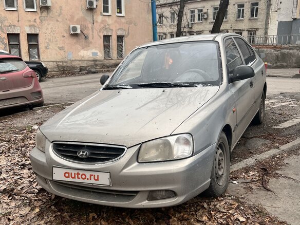 2008 Hyundai Accent ТагАЗ II, бежевый, 537000 рублей - вид 1
