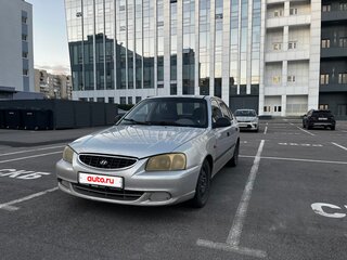 2004 Hyundai Accent ТагАЗ II, серебристый, 200000 рублей, вид 1