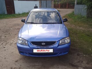 2007 Hyundai Accent ТагАЗ II, фиолетовый, 260000 рублей, вид 2