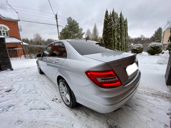 2011 Mercedes-Benz C-Класс 180 BlueEFFICIENCY III (W204) Рестайлинг, серебристый - вид 6