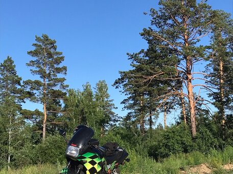1987 Kawasaki ER-4F (Ninja 400R), чёрный, 150000 рублей, вид 3