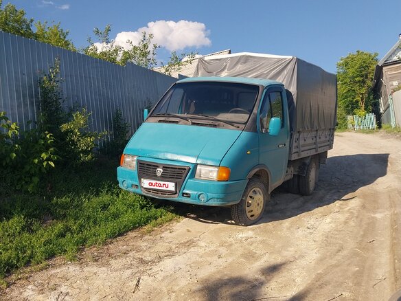 1998 ГАЗ ГАЗель (3302), голубой, 350000 рублей