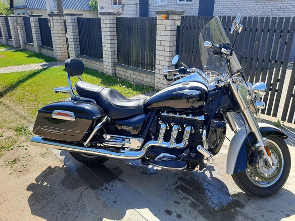2012 Triumph Rocket 3, чёрный, 731173 рублей