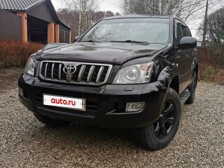 2008 Toyota Land Cruiser Prado 5-speed 120 Series Рестайлинг, чёрный, 2200000 рублей, вид 1