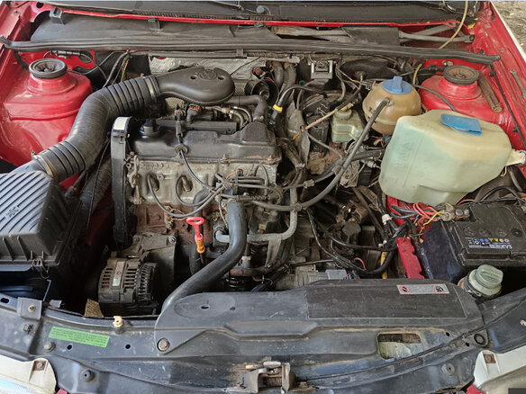 1994 Volkswagen Passat B4, красный, 200000 рублей - вид 9
