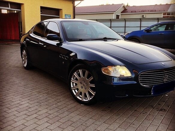 2004 Maserati Quattroporte AMT V, синий - вид 2