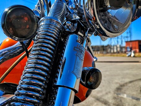 2004 Harley-Davidson Softail Custom, чёрный, 1470000 рублей, вид 3