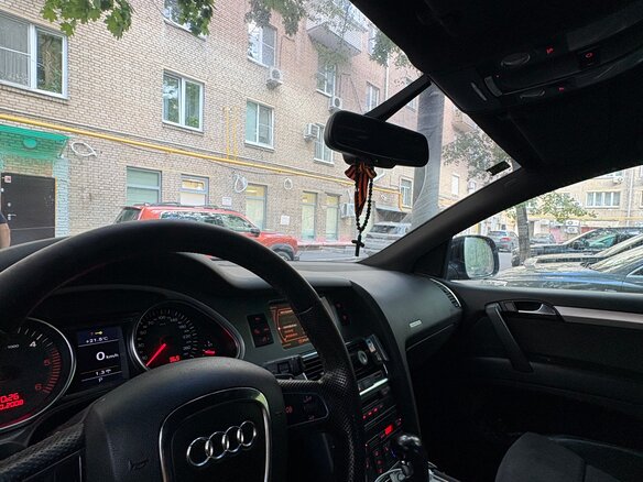 2008 Audi Q7 I (4L), синий, 1450000 рублей - вид 9