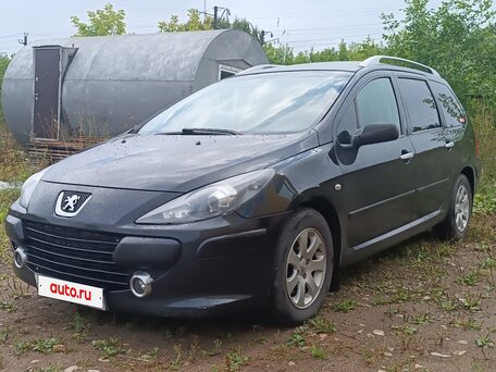 2006 Peugeot 307 I Рестайлинг, чёрный, 410000 рублей, вид 1