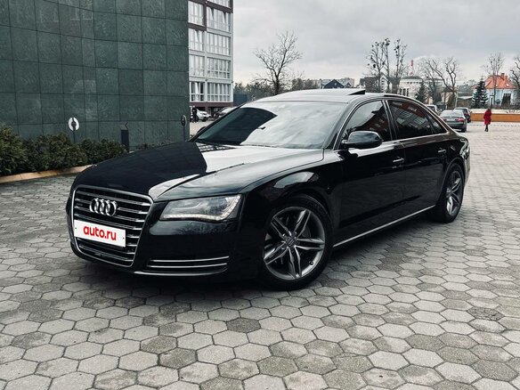 2013 Audi A8 III (D4), чёрный, 1800000 рублей