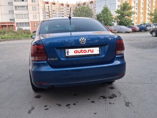 2019 Volkswagen Polo V Рестайлинг, синий, 1450000 рублей, вид 5