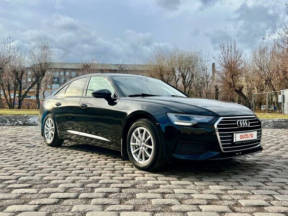 2020 Audi A6 40 TFSI V (C8), чёрный, 3950000 рублей