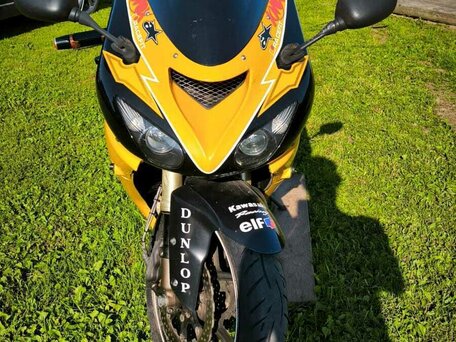 2006 Kawasaki ZX-10R Ninja, жёлтый, 450000 рублей, вид 3