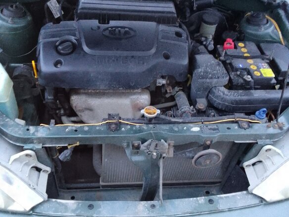 2002 Kia Rio I, зелёный, 150000 рублей - вид 5