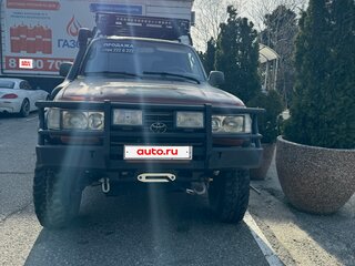 1997 Toyota Land Cruiser 80 Series Рестайлинг, зелёный, 1200000 рублей, вид 2