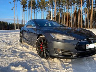 2015 Tesla Model S P85D I, серый, 1700000 рублей, вид 4