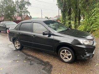 2014 Lada (ВАЗ) Granta I, чёрный, 310000 рублей, вид 4