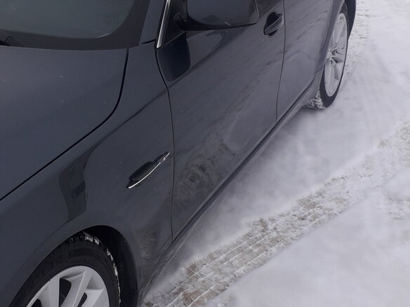 2007 BMW 5 серии 530i V (E60/E61) Рестайлинг, серый - вид 2