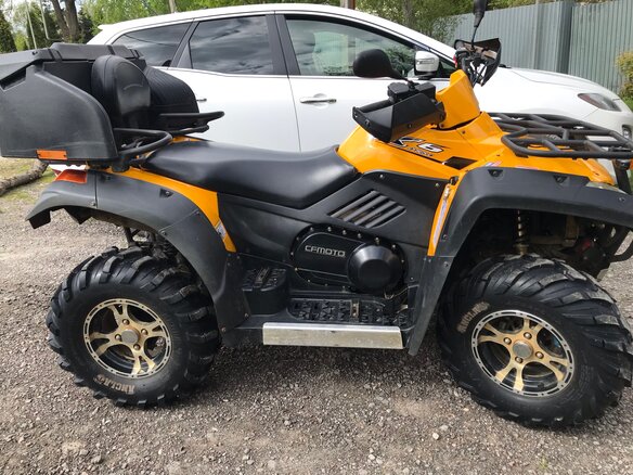 2014 CFMoto CF600-X6, золотистый - вид 3