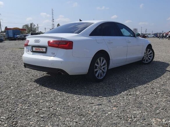 2011 Audi A6 IV (C7), белый - вид 3
