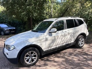 2010 BMW X3 20d I (E83) Рестайлинг, белый, 950000 рублей, вид 4