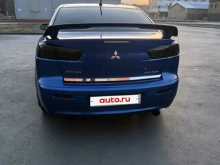 2011 Mitsubishi Lancer X Рестайлинг, синий, 869000 рублей, вид 3