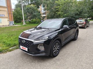 2020 Hyundai Santa Fe IV, чёрный, 2530000 рублей, вид 3