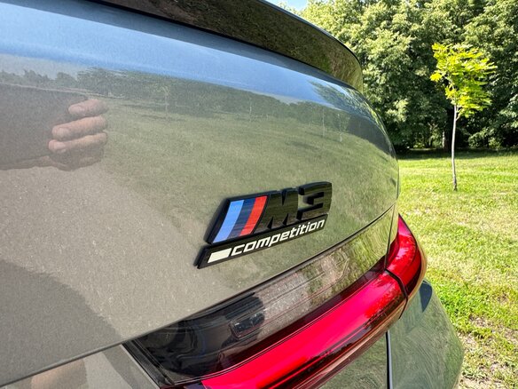 2022 BMW M3 Competition Package VI (G80), серый, 11990000 рублей - вид 33