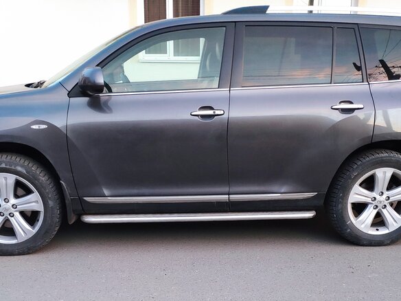 2011 Toyota Highlander II (XU40) Рестайлинг, серый, 2500000 рублей - вид 3