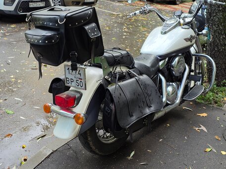 1997 Kawasaki VN1500 Vulcan, белый, 400000 рублей, вид 3