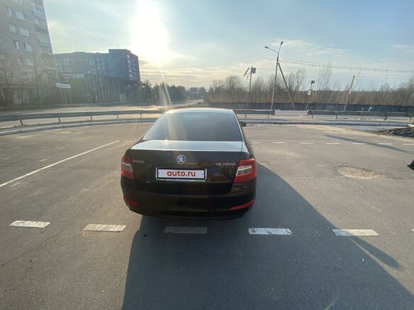 2013 Skoda Octavia III (A7), чёрный - вид 9