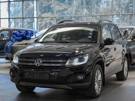 2014 Volkswagen Tiguan I Рестайлинг, чёрный, 1249000 рублей, вид 3