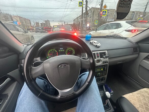 2012 Lada (ВАЗ) Priora I, белый, 380000 рублей - вид 5