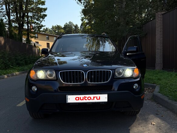 2007 BMW X3 30i I (E83) Рестайлинг, синий, 1000000 рублей - вид 1