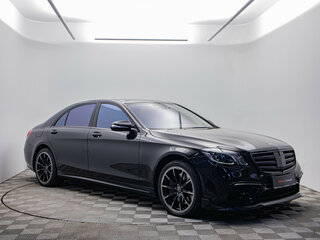 2016 Mercedes-Benz S-Класс 500 Long VI (W222, C217), чёрный, 3226000 рублей, вид 3