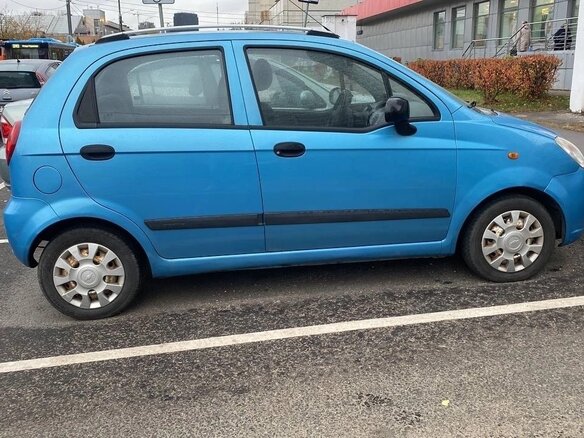 2007 Chevrolet Spark II, синий, 310000 рублей - вид 1