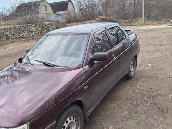 1999 Lada (ВАЗ) 2110, красный, 230000 рублей