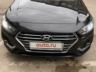 2017 Hyundai Solaris II, чёрный, 1150000 рублей, вид 1