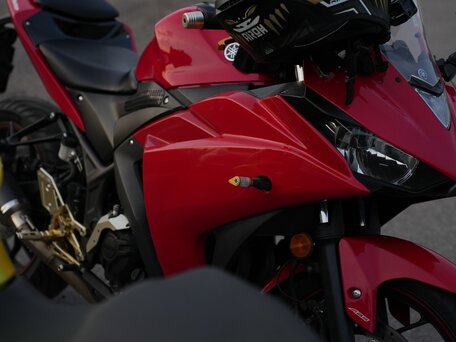 2016 Yamaha YZF-R3, красный, 480000 рублей, вид 3