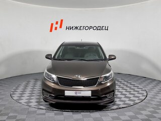 2016 Kia Rio III Рестайлинг, коричневый, 759000 рублей, вид 2