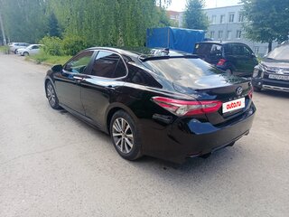2018 Toyota Camry US Market VIII (XV70), чёрный, 2650000 рублей, вид 4