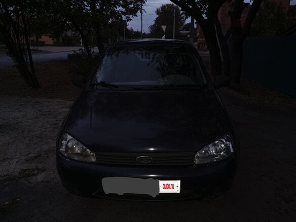 2007 Lada (ВАЗ) Kalina I, синий, 220000 рублей - вид 1