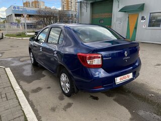 2018 Renault Logan II Рестайлинг, синий, 1350000 рублей, вид 3