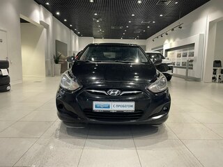2012 Hyundai Solaris I, чёрный, 535000 рублей, вид 2