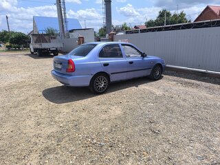 2005 Hyundai Accent ТагАЗ II, голубой, 380000 рублей, вид 2